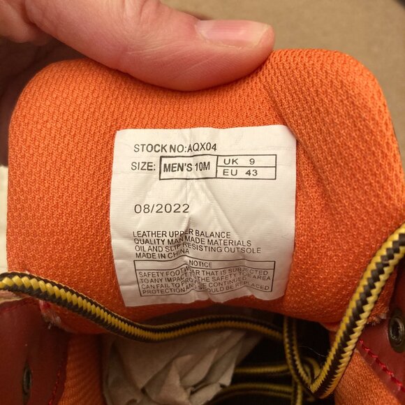 Hisea Work Wear Boots Brown Size 10 M New in Box - Picture 8 of 9